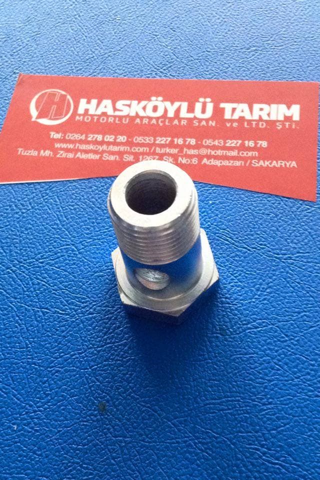 HİDROLİK BEYİN BORUSU CİVATALI RAKOR G1/2"