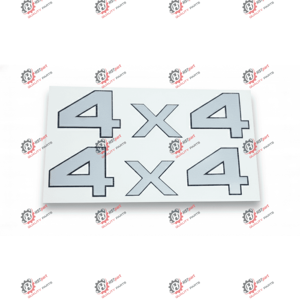 4X4 YAN ETİKET