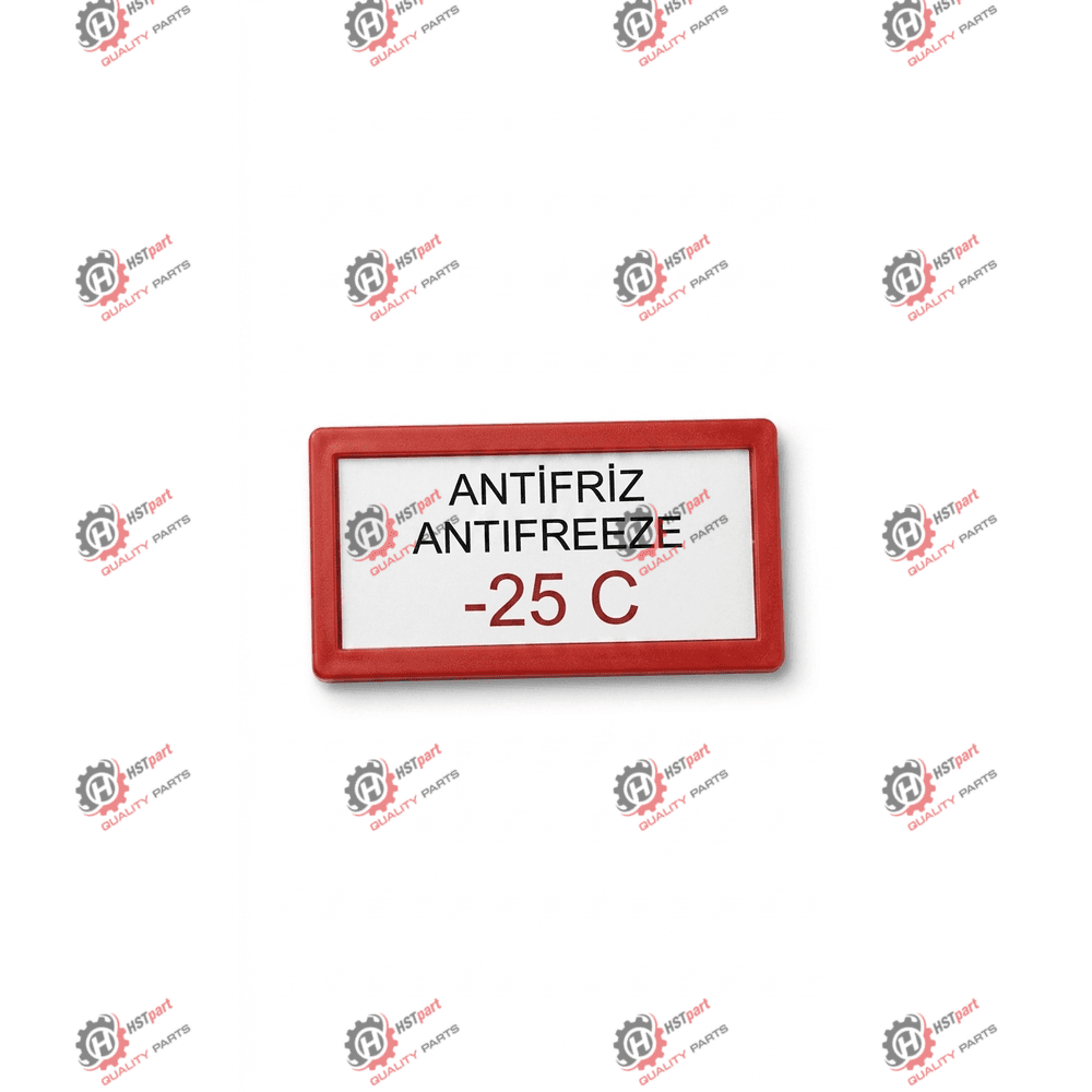 ETİKET - ANTİFRİZ